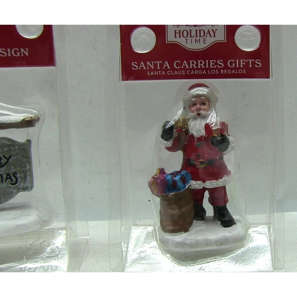 2022 Holiday Time Christmas Village Santa & 